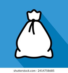 bag simple icon, vector illustration 