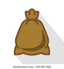 bag simple icon, vector illustration 