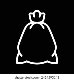 bag simple icon, vector illustration 