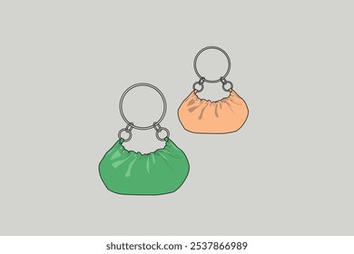  a bag of small or moderate size for storing or transporting goods. 