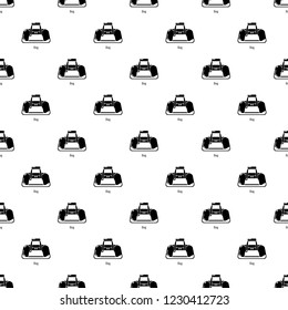 Bag sport pattern vector seamless repeating for any web design
