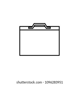 bag from the store icon. Element of mobile banking for smart concept and web apps. Thin line bag from the store icon can be used for web and mobile on white background