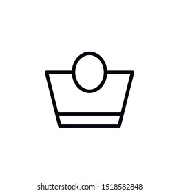 Bag, summer icon. Element of travel icon. Thin line icon