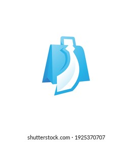 Logotipo de la carrera profesional de la bolsa y el tiempo