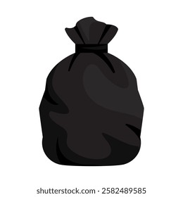 bag trash, big black plastic bags, rubbish junk bag, waste icon, garbage bag
