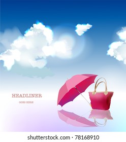bag and umbrella