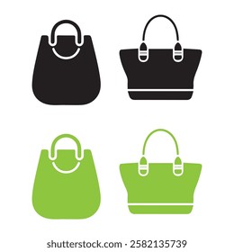 Bag Vector Collection Design On White Background