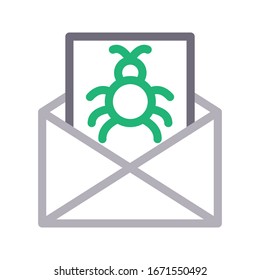bag vector color line icon 