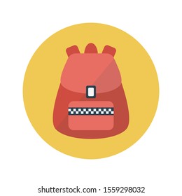 bag vector flat colour  icon 
