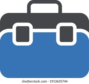 bag vector glyph color icon