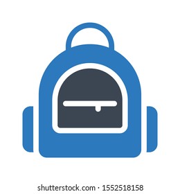 bag vector glyph colour icon