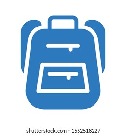 bag vector glyph colour icon