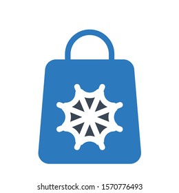bag vector glyph colour icon
