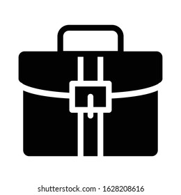 bag vector glyph flat icon 