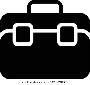 bag vector glyph flat  icon