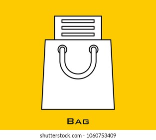 Bag vector icon