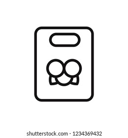Bag vector icon