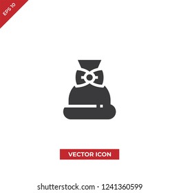 Bag vector icon 