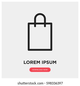 Bag vector icon