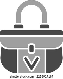 Icono de vector de bolsa. Se puede usar para imprimir, móviles y aplicaciones web.