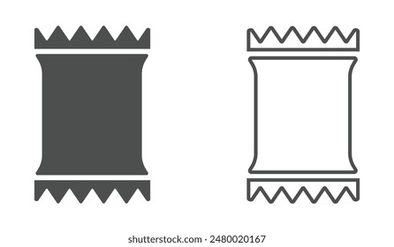Bag vector icon designs set