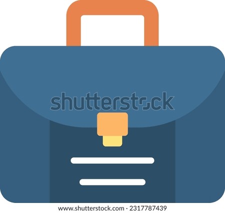 Bag Vector Icon Flat Style