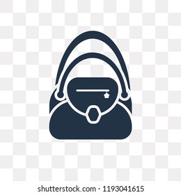 Bag vector icon isolated on transparent background, Bag transparency concept can be used web and mobile