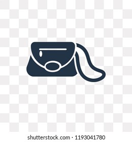 Bag vector icon isolated on transparent background, Bag transparency concept can be used web and mobile