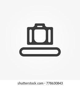 Bag vector icon isolated on background. Trendy sweet symbol. Logo illustration