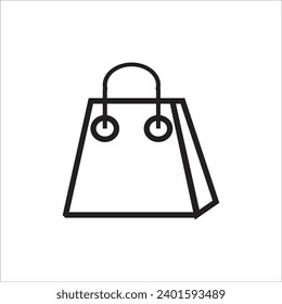 bag vector icon line new