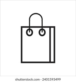 bag vector icon line new