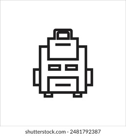 bag vector icon line template