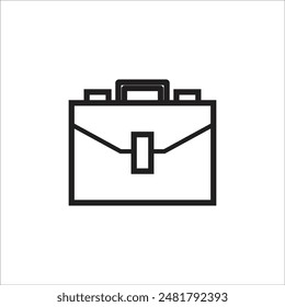 bag vector icon line template