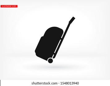 Bag  vector icon , lorem ipsum Flat design