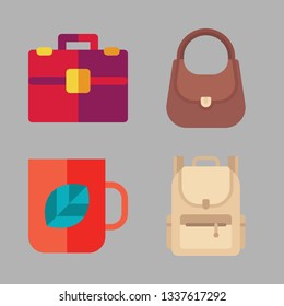 bag vector icon set