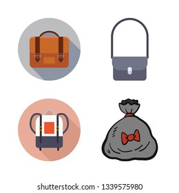 bag vector icon set