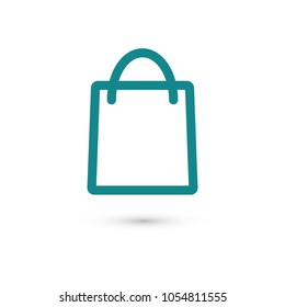 Bag vector icon, shopping