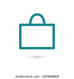 Bag vector icon, shopping