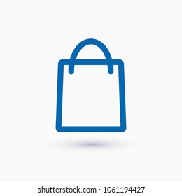 Bag vector icon, shopping