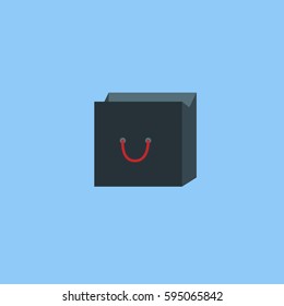 Bag Vector Icon, The symbol handbag. Simple, modern flat vector illustration for mobile app, website or desktop app 