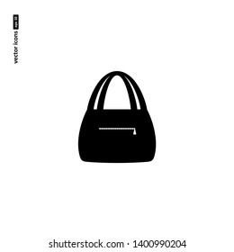 Bag - vector icon. Symbol for web, infographics, print design and mobile UX/UI kit. Vector illustration, EPS10.