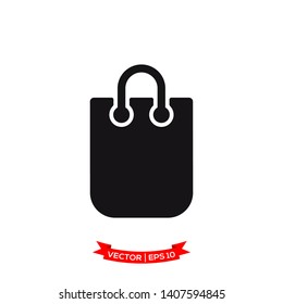 bag vector icon in trendy flat style 