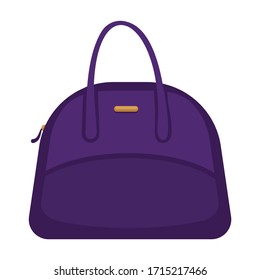 Tasche Vektorillustration Symbol.Cartoon Vektorillustration Symbol einzeln auf weißem Hintergrund Tasche.