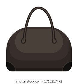 Bag vector icon.Cartoon vector icon isolated on white background bag.