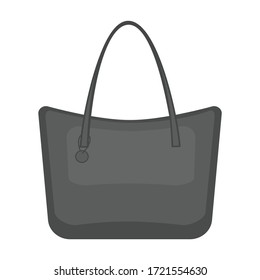 Bag vector icon.Cartoon vector icon isolated on white background bag.