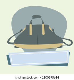 Bag vector illustration 4. Vector illustration isolated on background.
