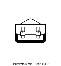 Ilustración vectorial de bolsa. Icono de vector aislado.