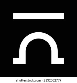ilustración vectorial de bolsa aislada en un fondo transparente. iconos vectoriales de glifo para el concepto o gráficos web.