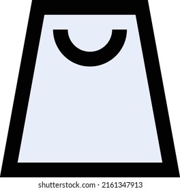 bag Vector illustration on a transparent background.Premium quality symmbols.Stroke vector icons for concept and graphic design.