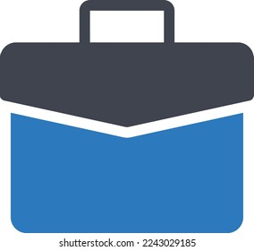 ilustración del vector de bolsa sobre un fondo transparente. Símbolos de calidad superior. Iconos vectoriales de glifos para diseño de conceptos y gráficos.